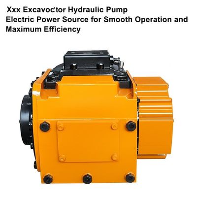 Electric Power Source Excavator Hydraulic Pump for High Speed and Low Noise Level Operation