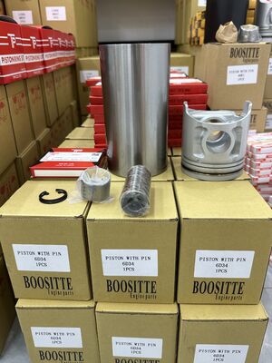 High-Quality 100% New Piston Liner Kit Engine Parts for MITSUBISHI 6D31 6D33 6D40 Excavator Spare Parts