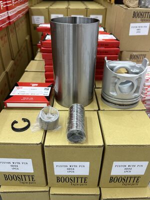 High-Quality 100% New Piston Liner Kit Engine Parts for MITSUBISHI 6D31 6D33 6D40 Excavator Spare Parts