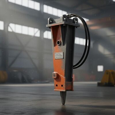 Operating Pressure 100 150 Bar Hydraulic Breaker Hammers With Blowfrequency 500 700 Blows Per Minute Durable And Construction Equipment