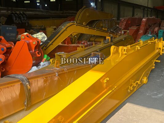Flèche longue personnalisable pour excavatrice en acier à haute résistance et compatible hydrauliquement pour les projets lourds