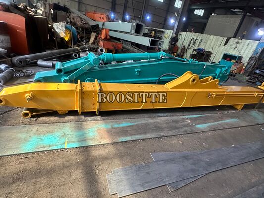Flèche longue personnalisable pour excavatrice en acier à haute résistance et compatible hydrauliquement pour les projets lourds